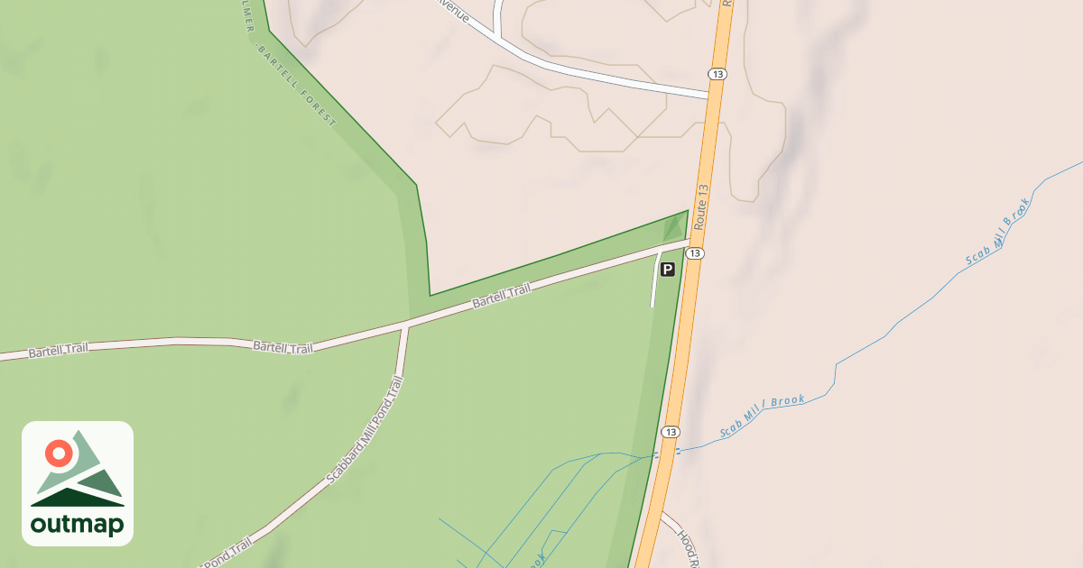 Map of Bartell Trail