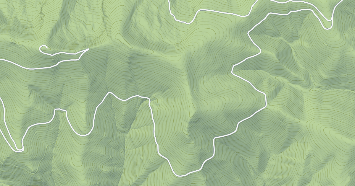 Map preview of Marten Creek Snowmobile Route