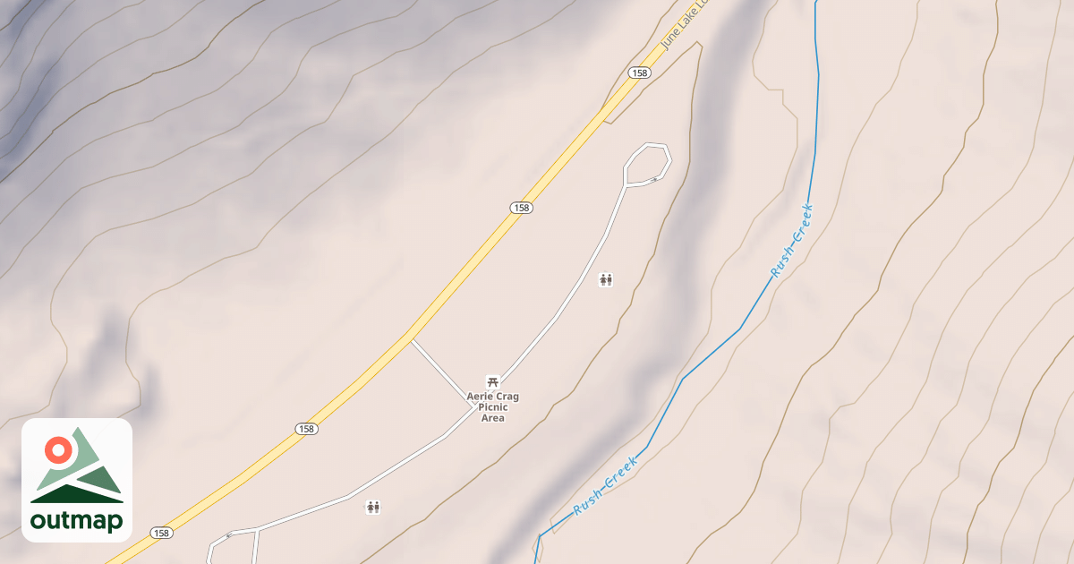 Map of AERIE CRAG
