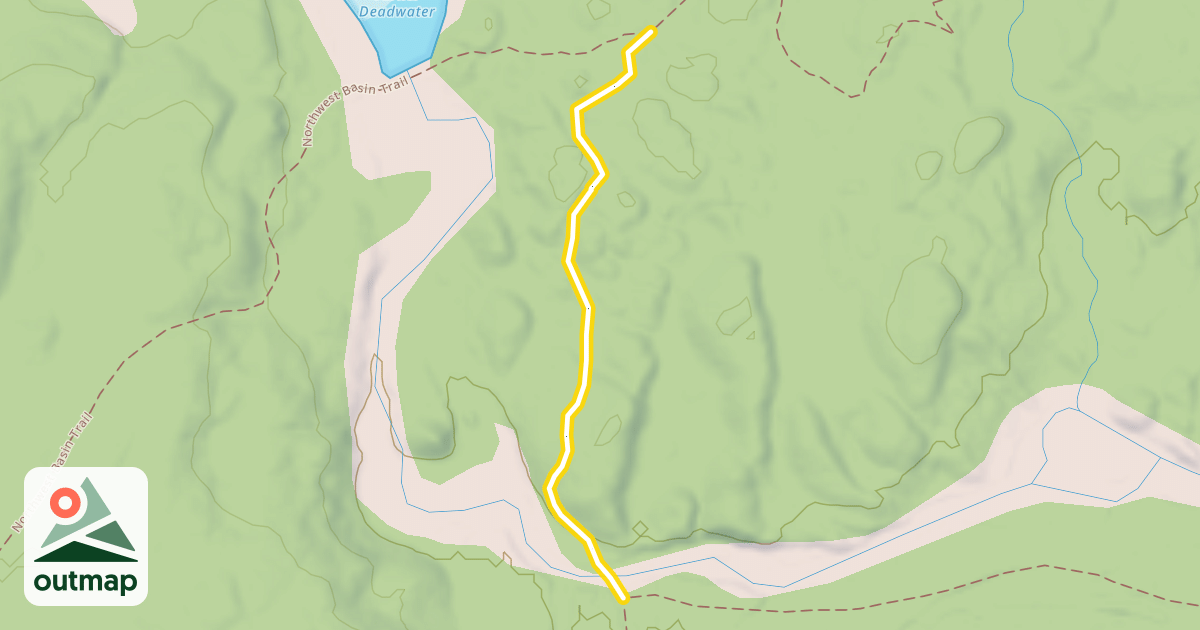 Map of Russell Pond Trail
