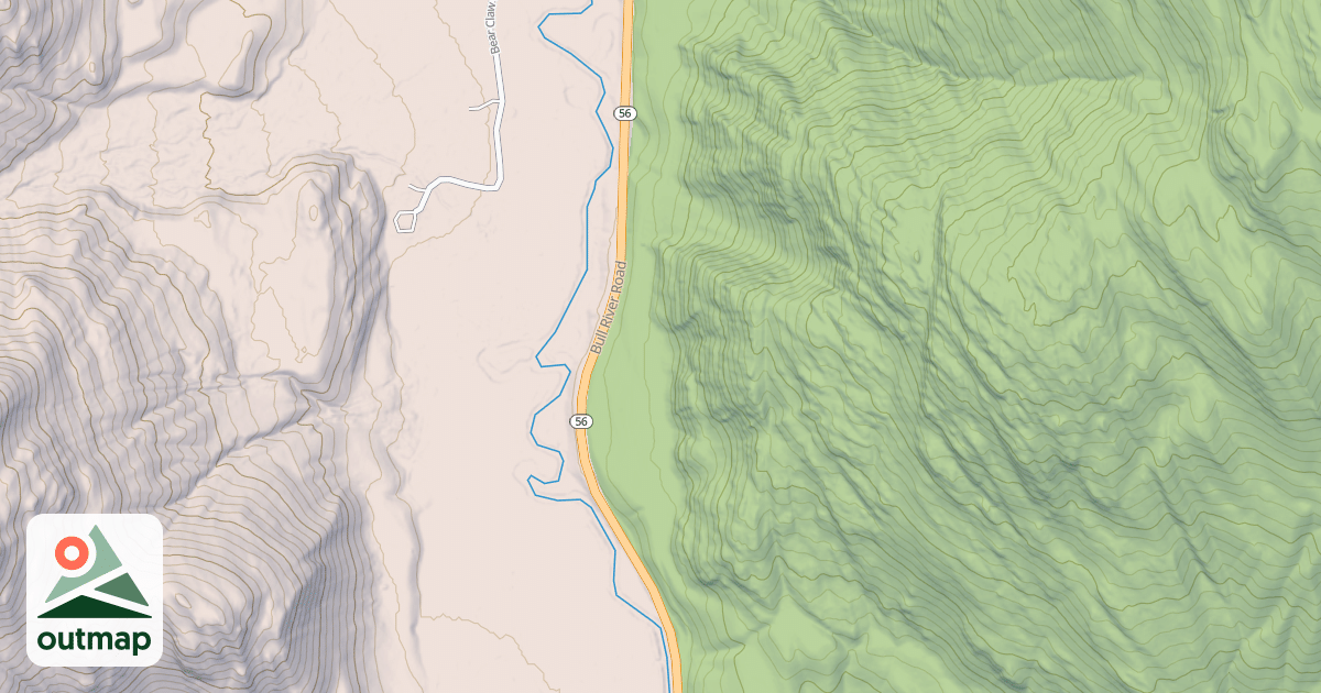 Map of BULL BERRAY