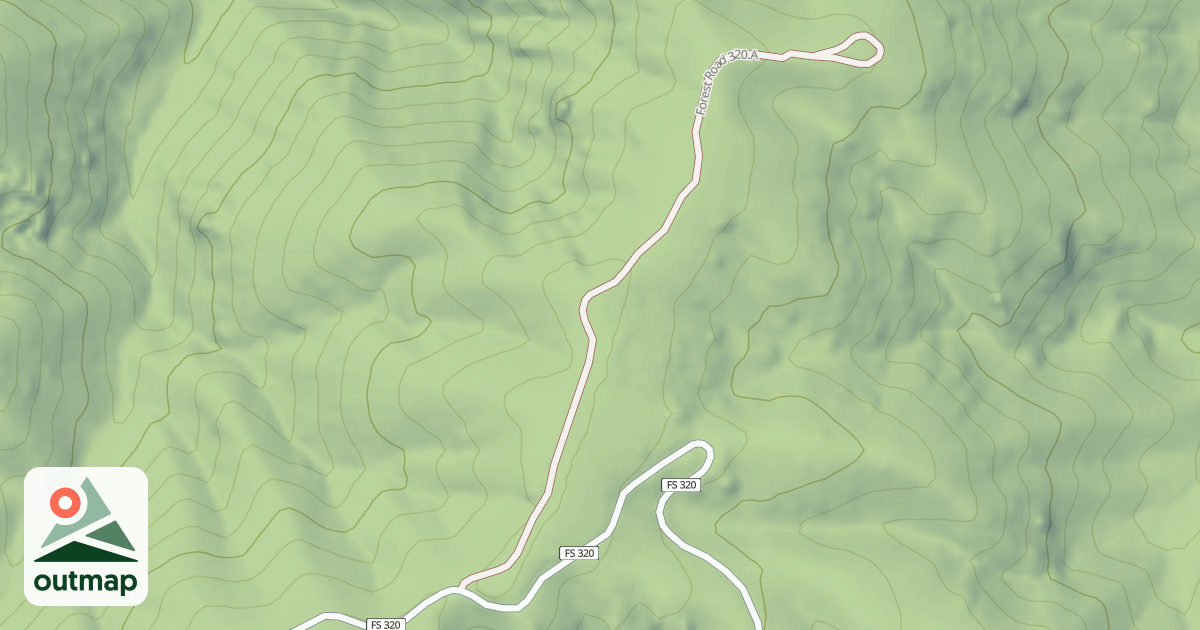 Map of HERMAN SPUR 1 NORTH