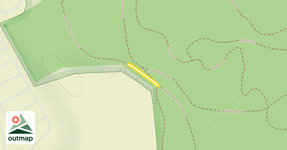 Map of Abbott Multi Use Trail