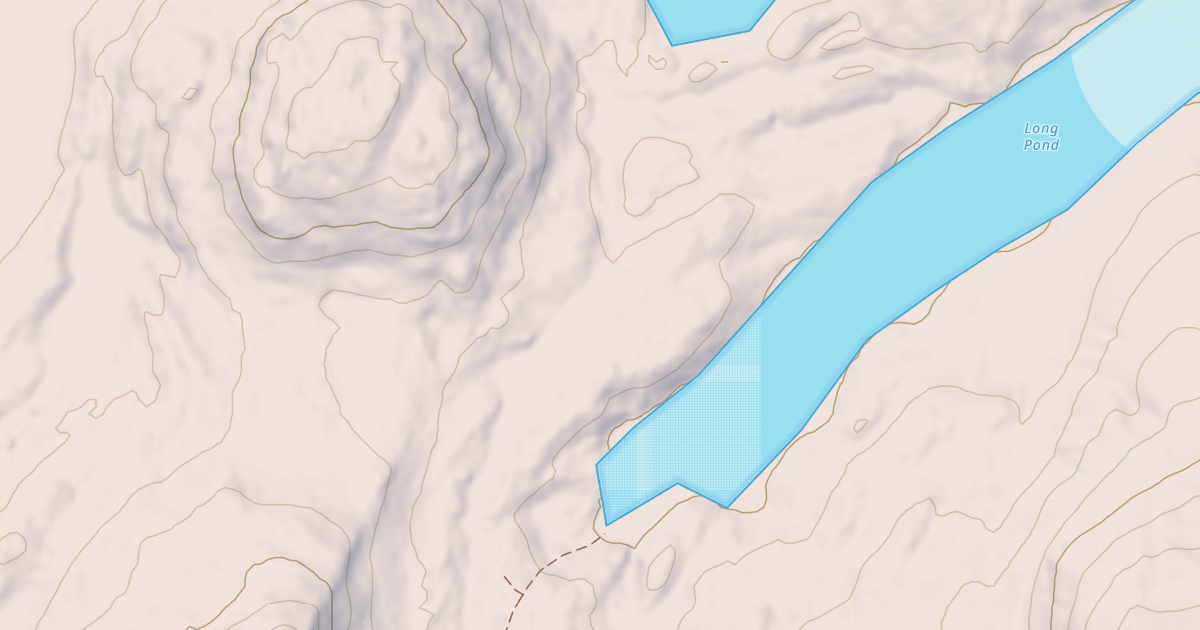 Map preview of Island Pond Trail Section 1