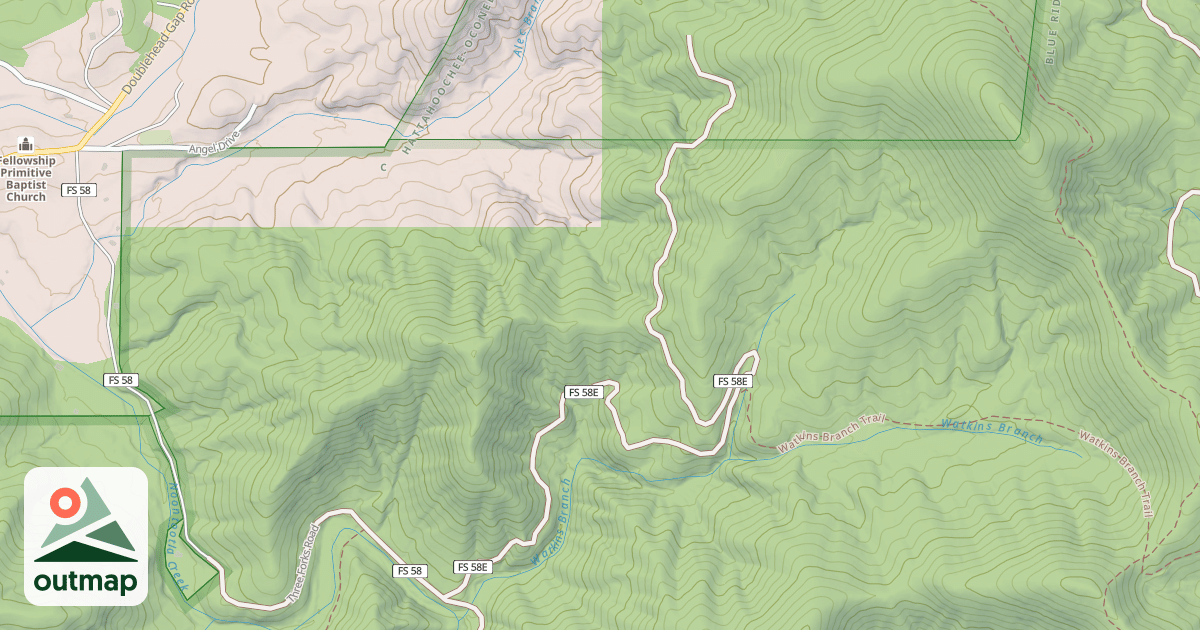 Map of ALEC MTN.