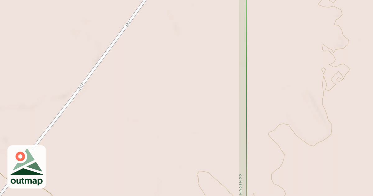 Map of DOE BOTTOM ROAD