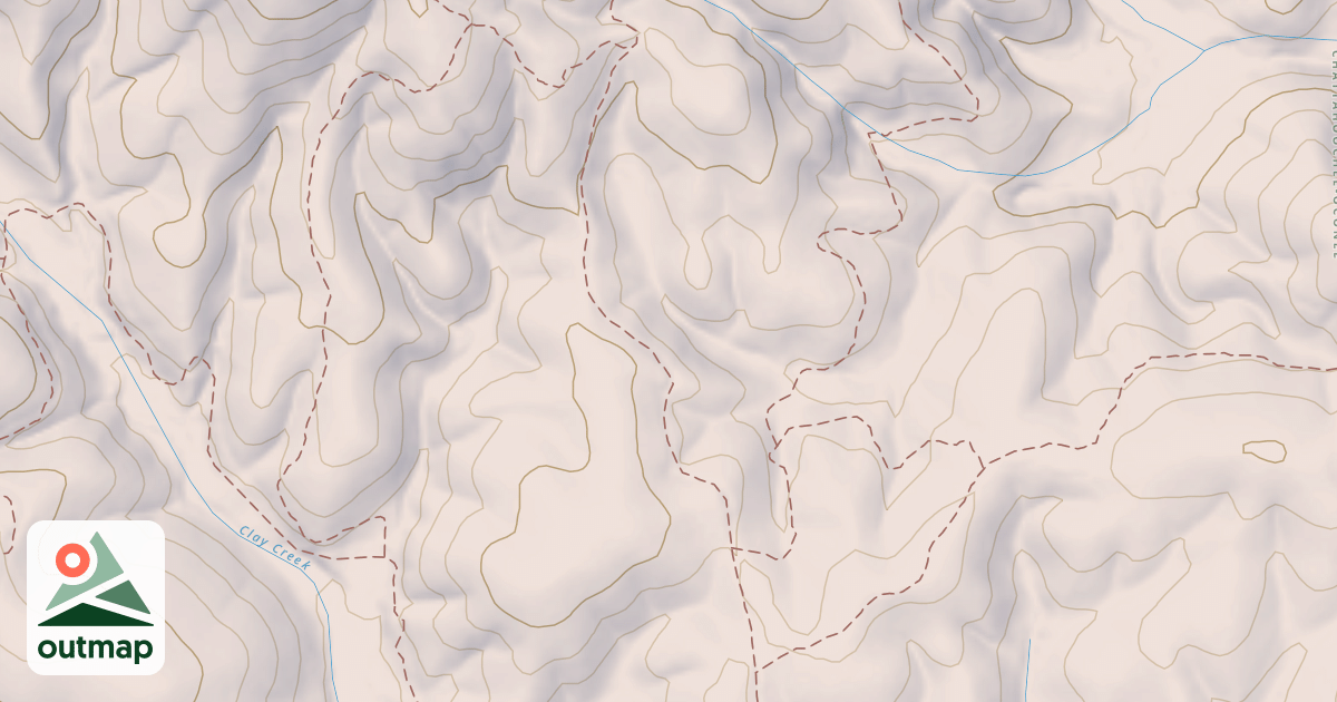 Map of Fdr-662a Clay Creek Trail
