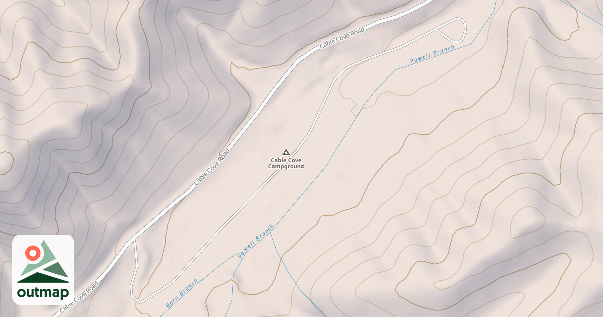 Map of CABLE COVE R.A.