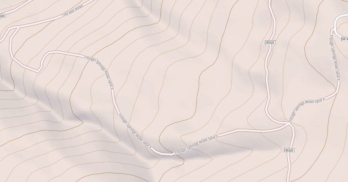 Map preview of TROUGH SPRINGS SPUR F
