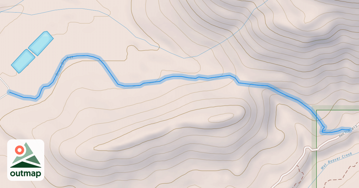 Map of Bruce Brocket