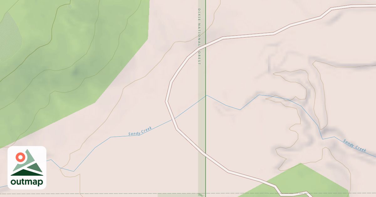 Map of USFS Motor Vehicle Use Map Roads {DEB1B06E-0A46-4142-8176-299FCCF36F0D}