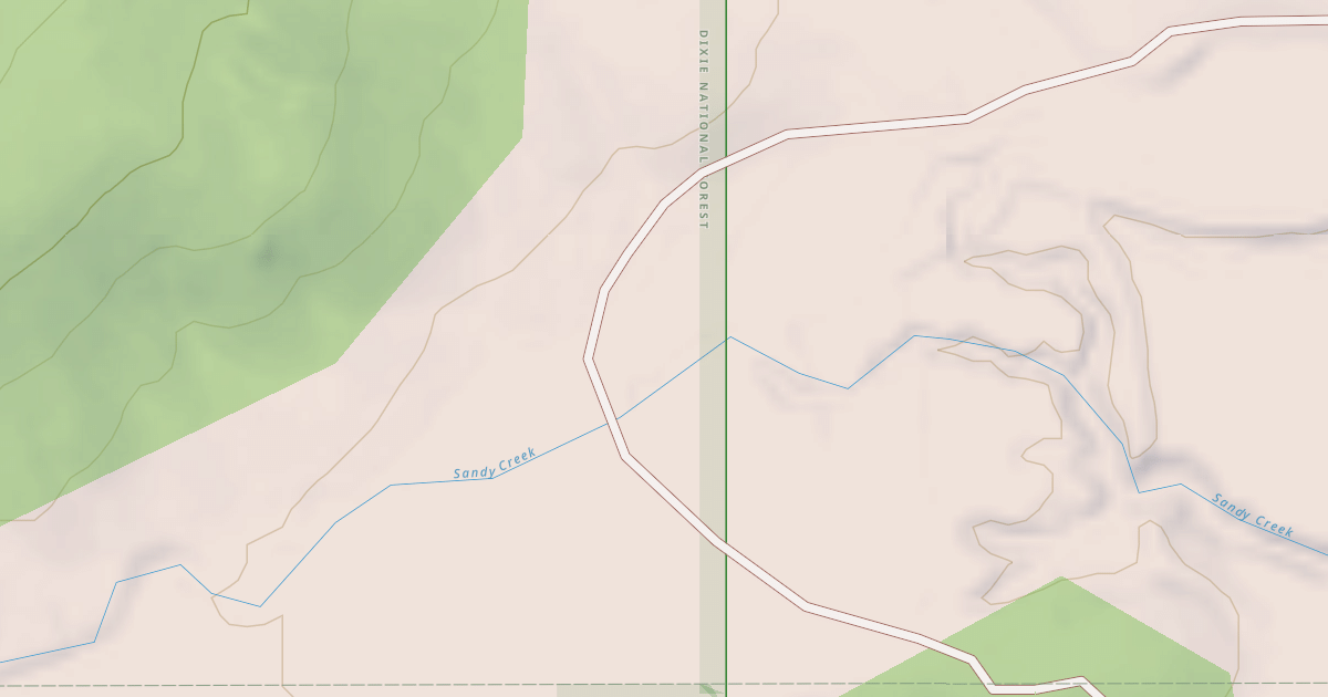 Map preview of USFS Motor Vehicle Use Map Roads {DEB1B06E-0A46-4142-8176-299FCCF36F0D}