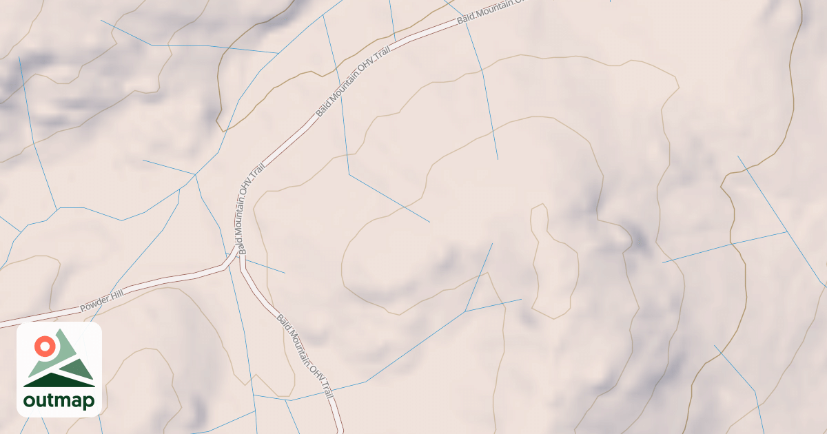 Map of Bald Mountain T3