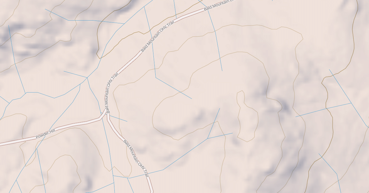 Map preview of Bald Mountain T3
