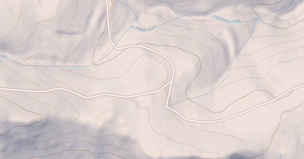 Map preview of CLEARWATER CREEK T1