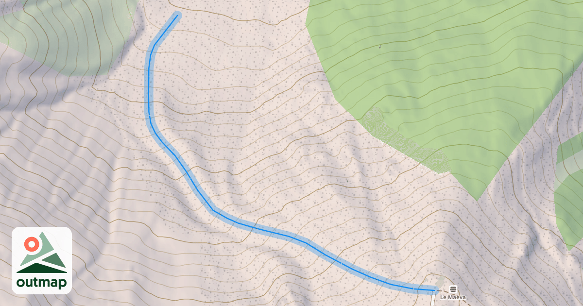 Map of Ciavalet