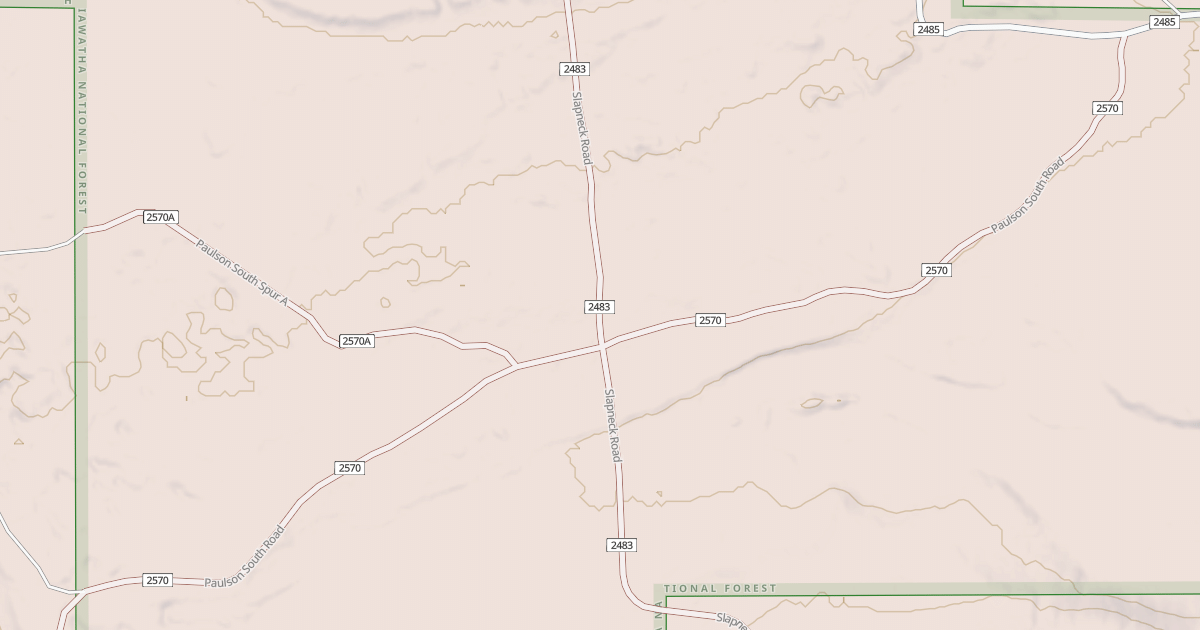Map preview of PAULSON SOUTH