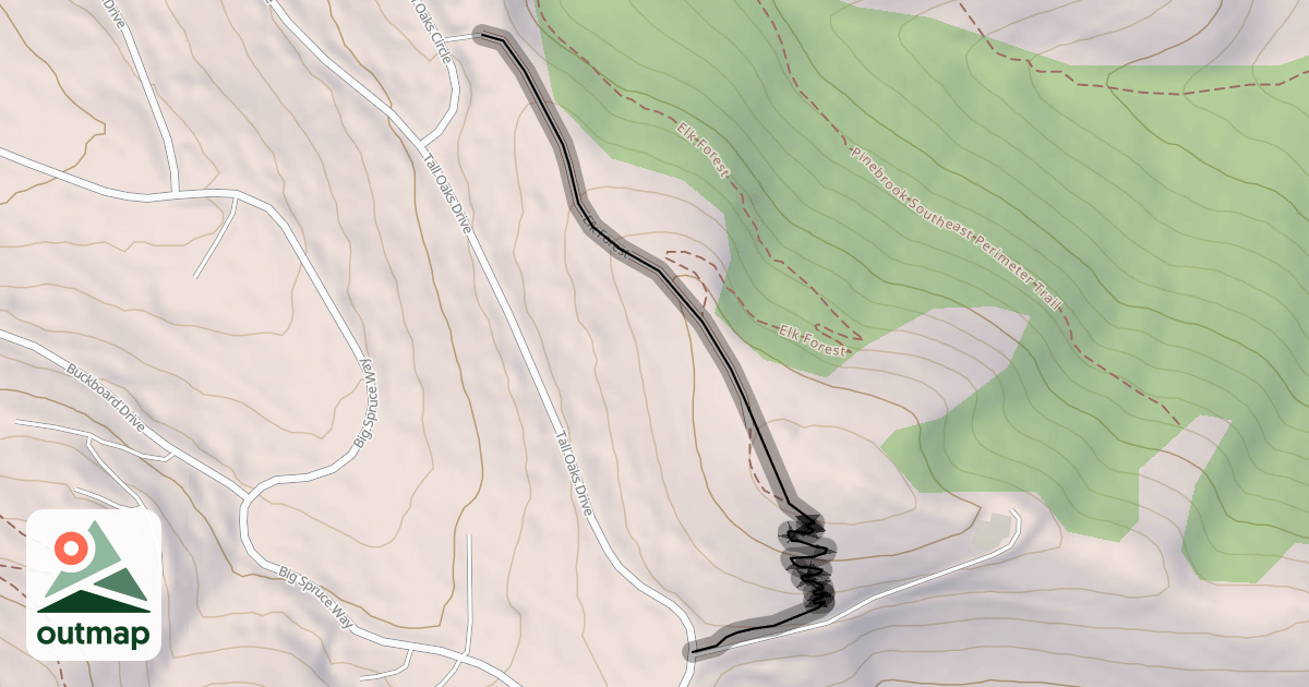 Map of Elk Forest
