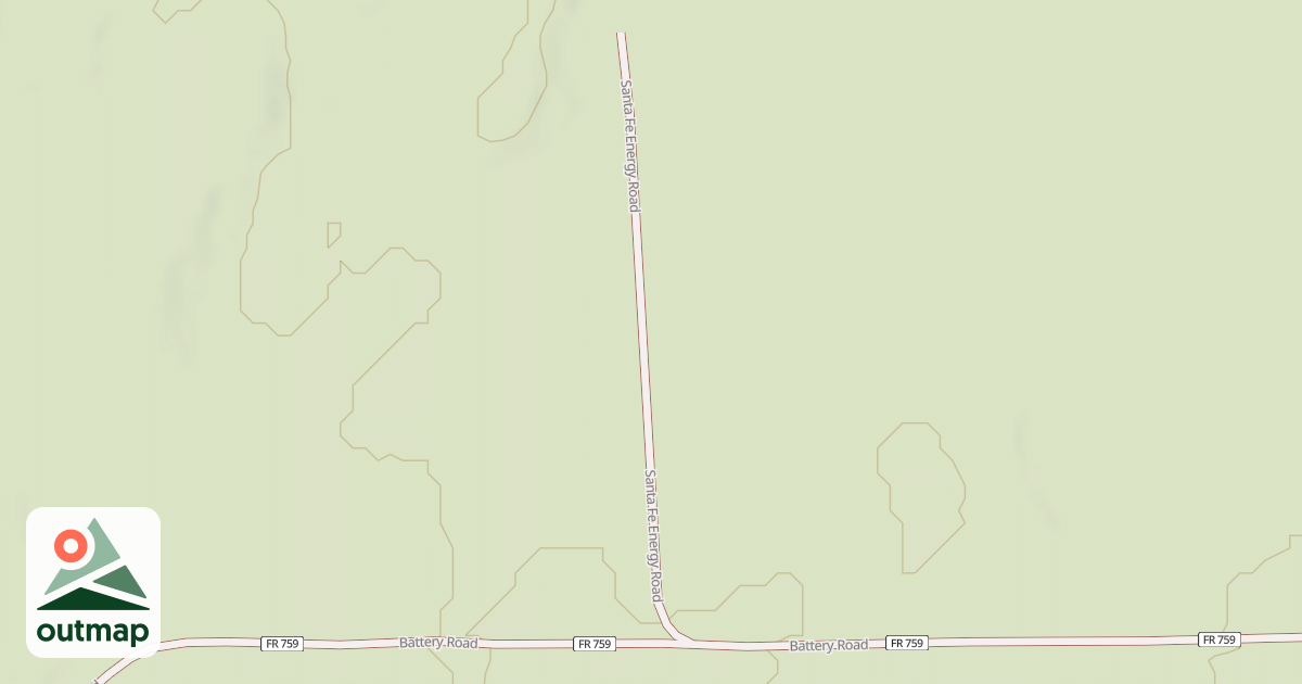 Map of SANTA FE ENERGY