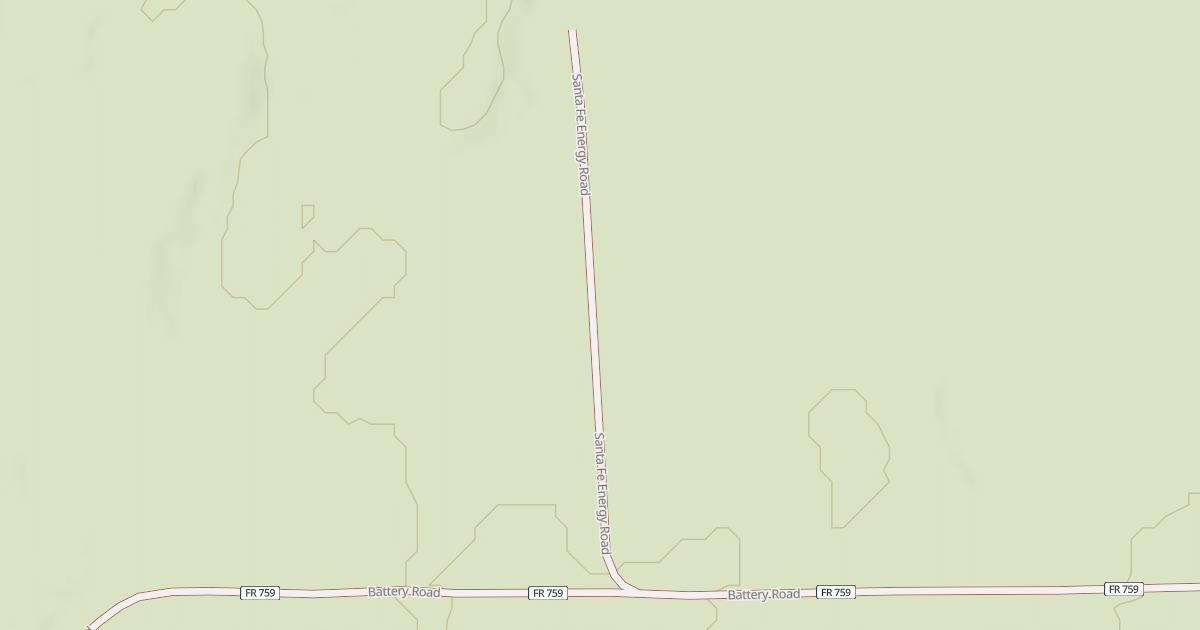 Map preview of SANTA FE ENERGY