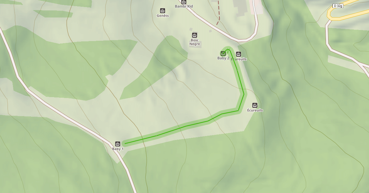 Map preview of Écureuils