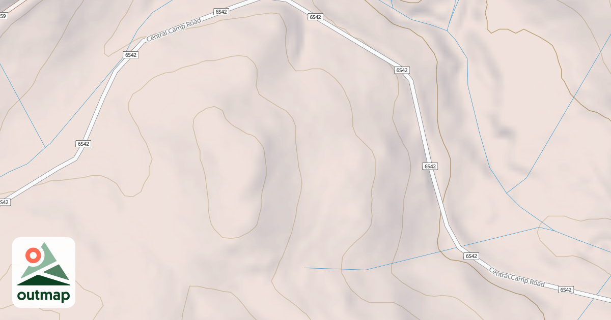 Map of CENTRAL CAMP T10