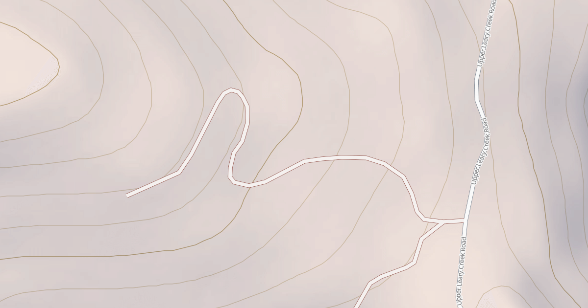Map preview of UPPER LEARY CREEK