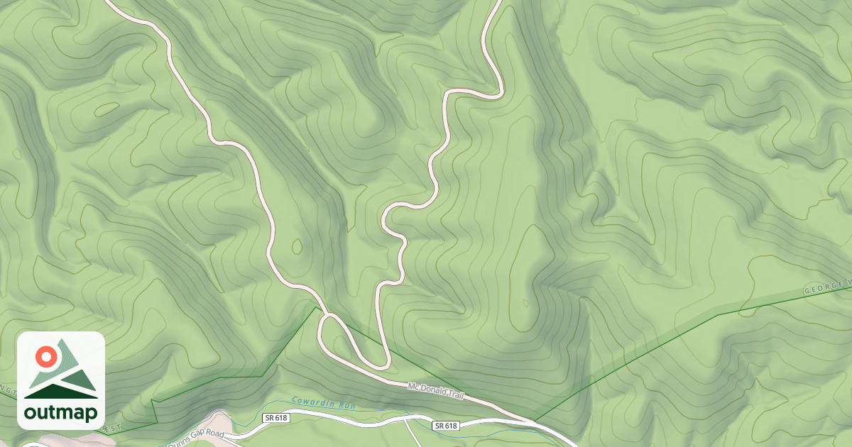 Map of MCDONALD