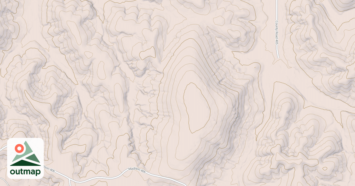 Map of CEDAR BOTTOM