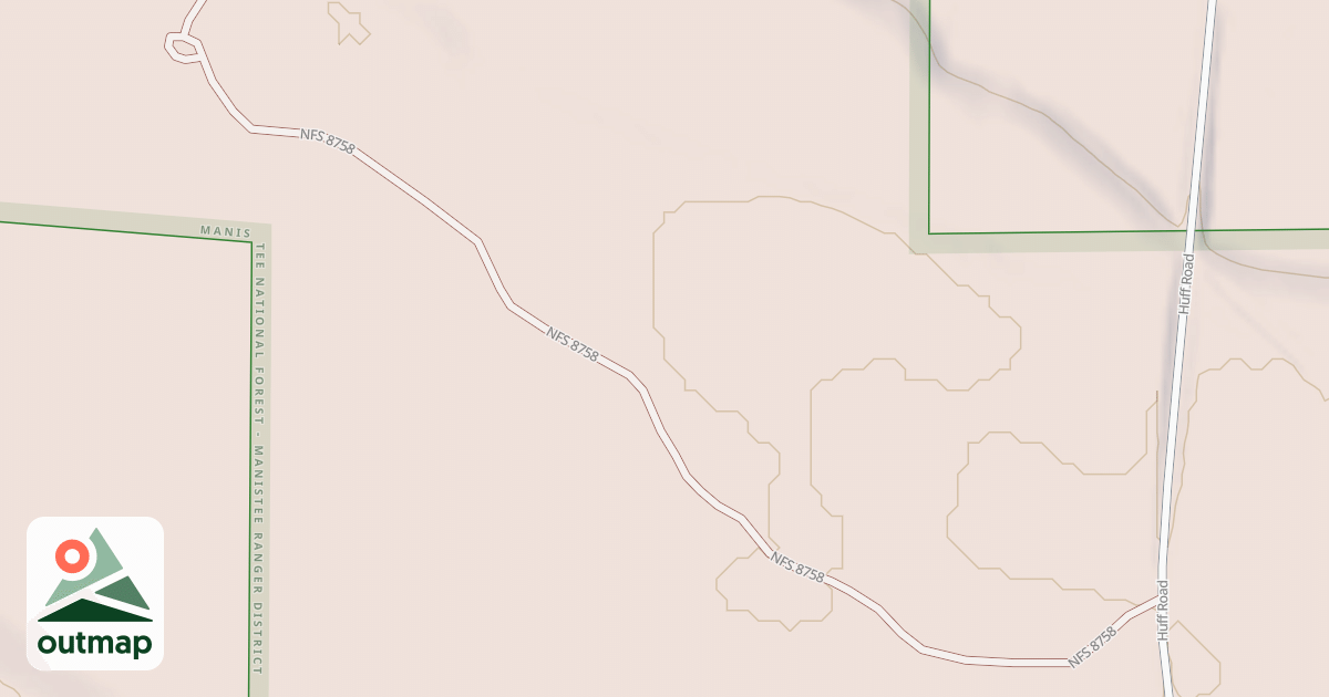 Map of 8758