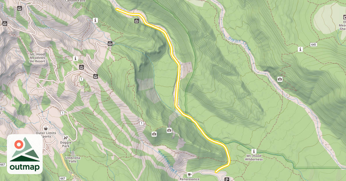 Map of Heather Canyon Trail