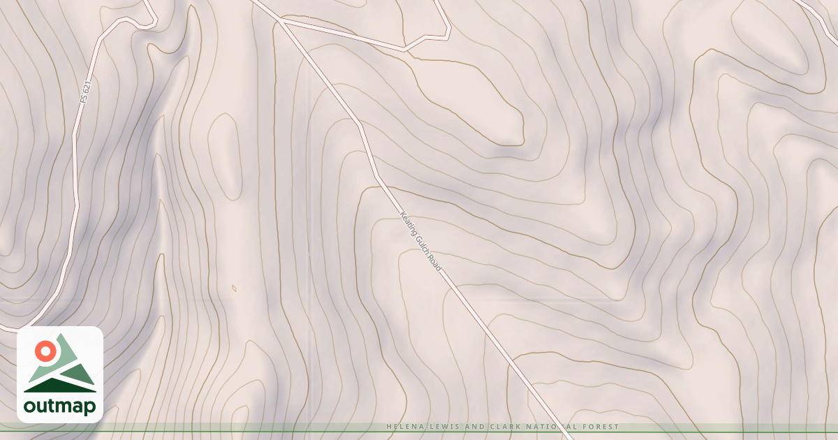 Map of LOWER DAHLMAN