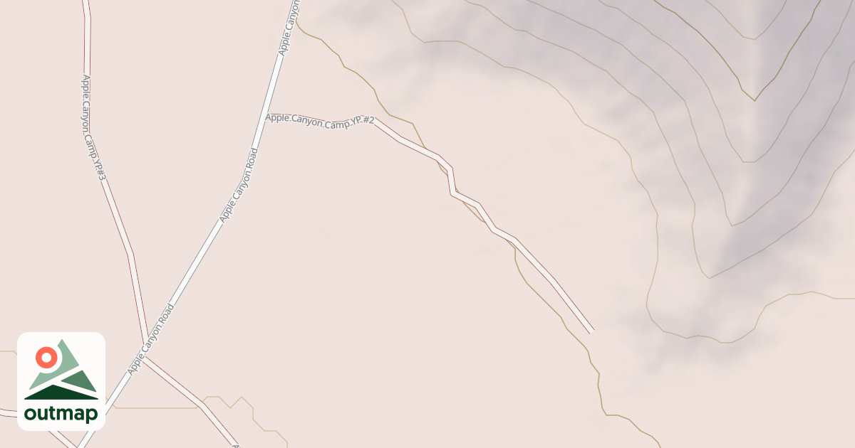 Map of APPLE CANYON CAMP YP #2
