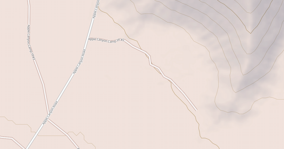 Map preview of APPLE CANYON CAMP YP #2
