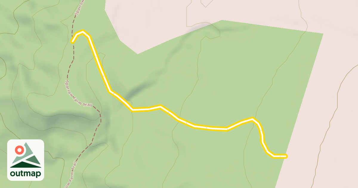 Map of Sparrow Farm Trail (Upper)