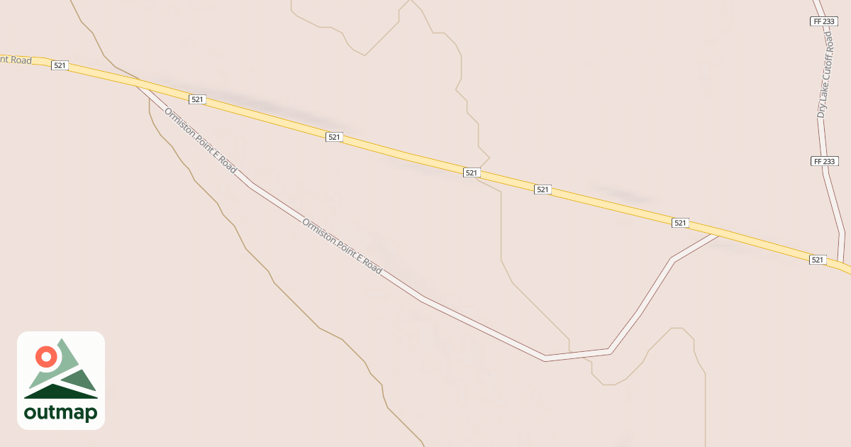Map of ORMISTON POINT E