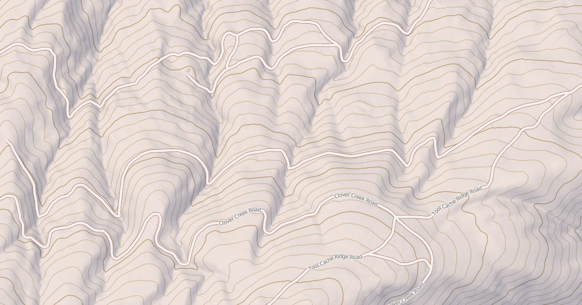 Map preview of TOOL CACHE RIDGE SPUR A