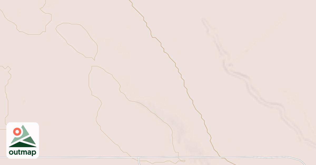 Map of Hackberry Trail System - To Rail Trail