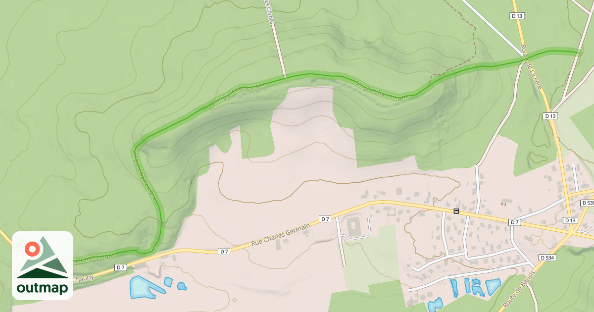 Map of Single Charlevigne