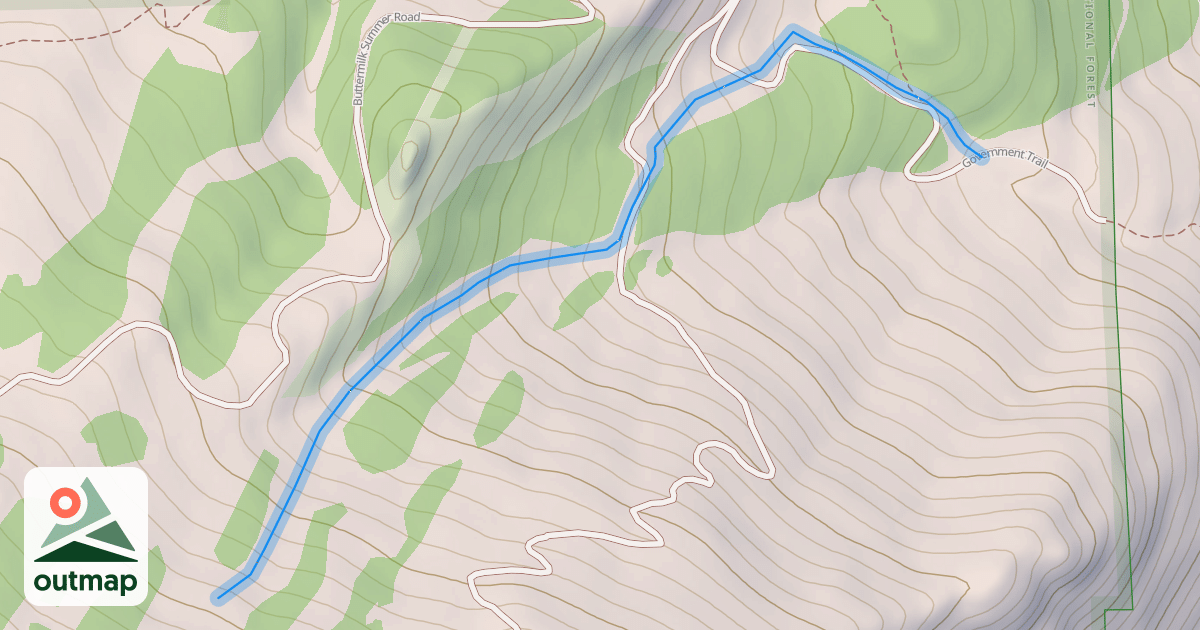 Map of Buckskin
