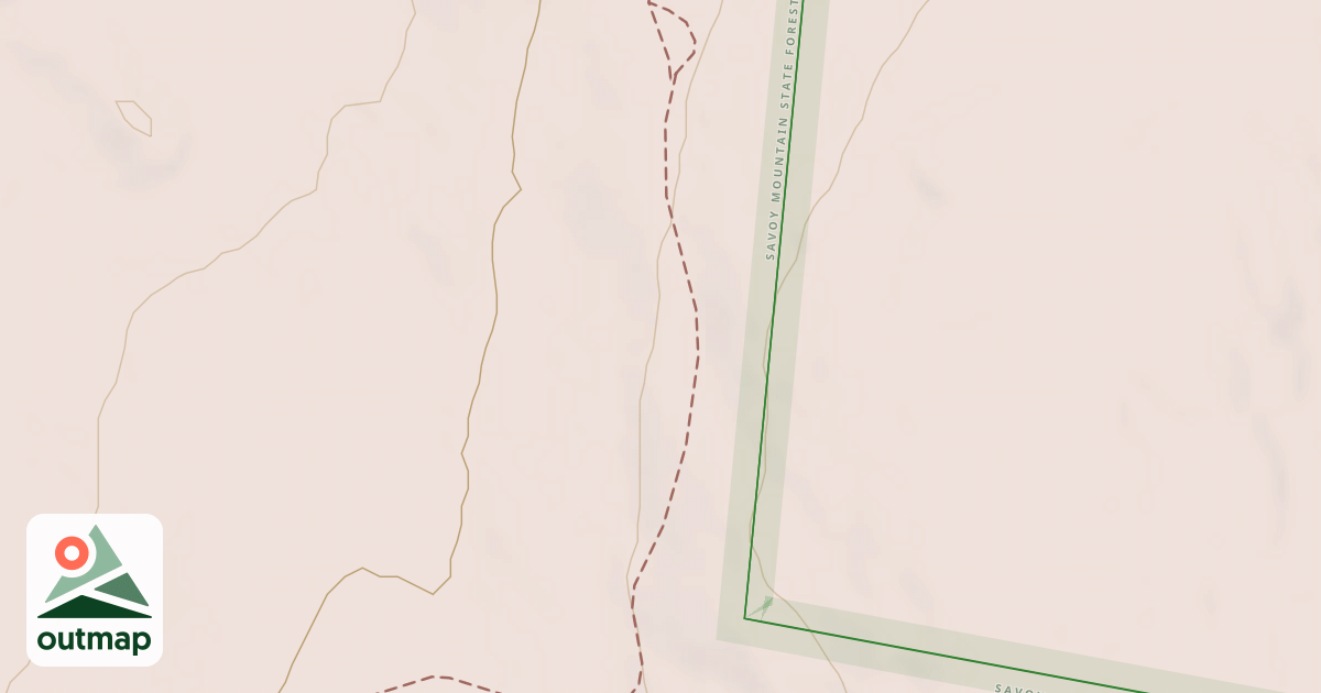 Map of Adams Sno-Drifters Trail