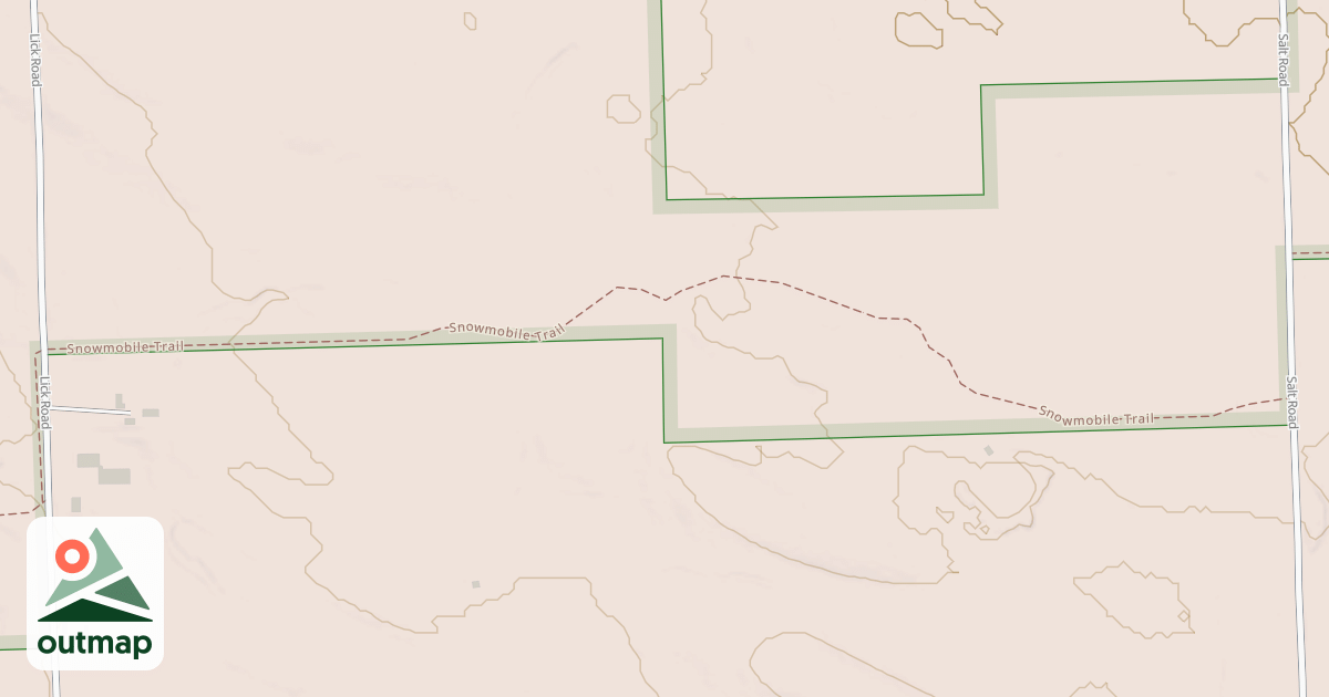 Map of Snowmobile Trail