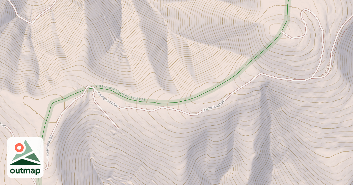 Map of SLIDE ROCK MOUNTAIN