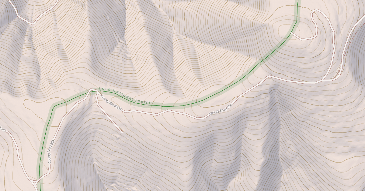 Map preview of SLIDE ROCK MOUNTAIN