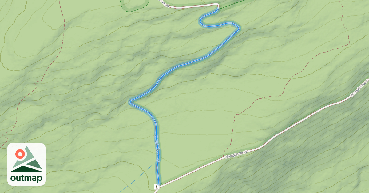 Map of Gettis Ridge Road