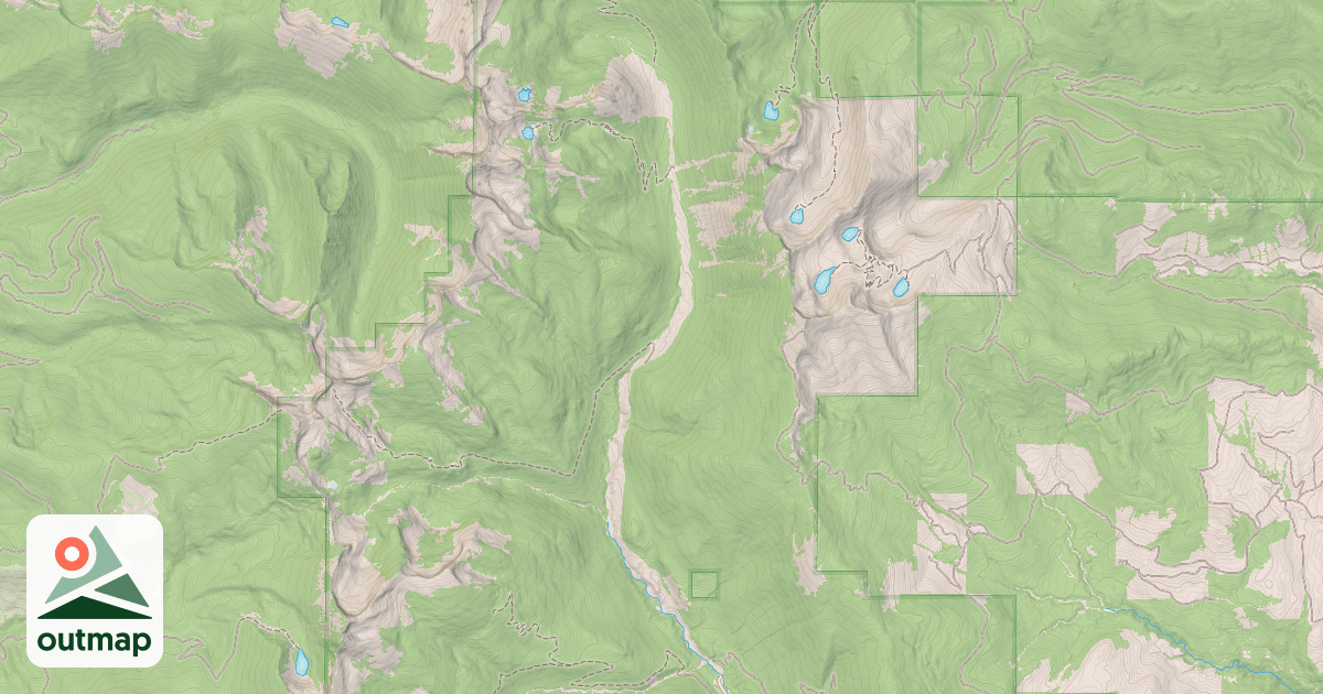 Map of PACK RIVER