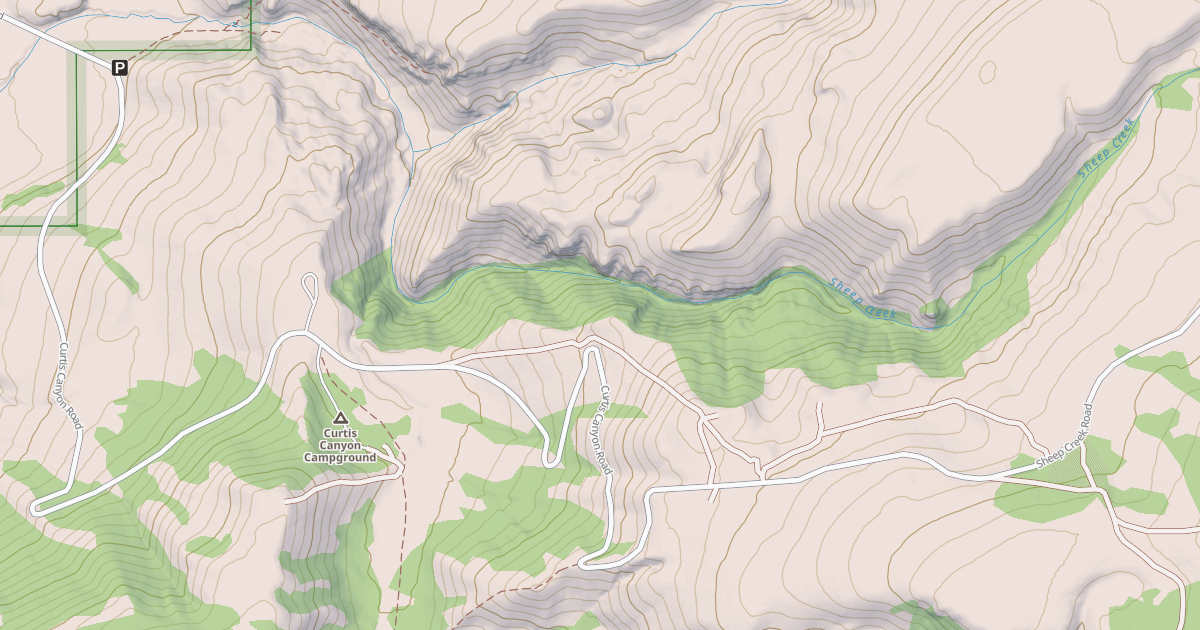 Map preview of JACKSON PEAK 30440