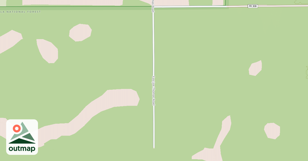 Map of JOE THOMAS ROAD