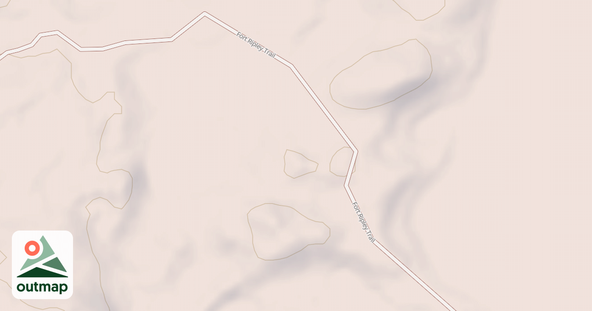 Map of Fort Ripley Trails