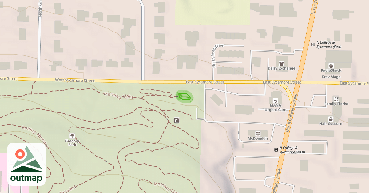 Map of Pump Track